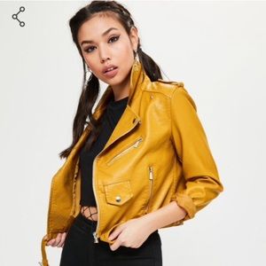 Zara faux leather jacket